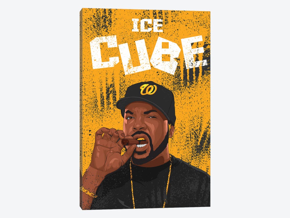 Ice Cube by Johnktrz 1-piece Canvas Art