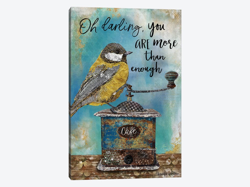 Oh, Darling Bird by Jennifer Lambein 1-piece Art Print