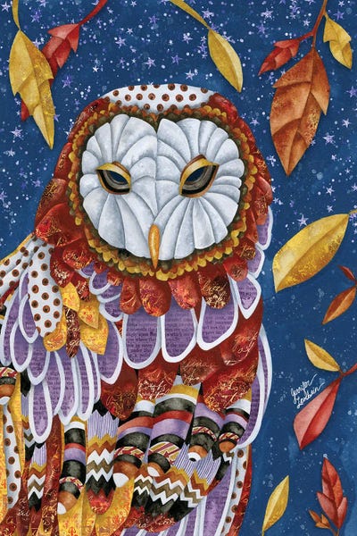 Owl Aura by Jennifer Lambein art print