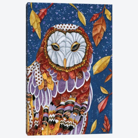 Owl Aura Canvas Print #JLB103} by Jennifer Lambein Canvas Art