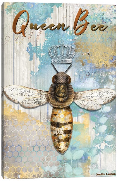Queen Bee Canvas Art Print - Jennifer Lambein