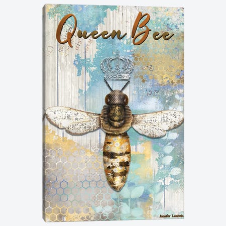 Queen Bee Canvas Print #JLB106} by Jennifer Lambein Canvas Art Print