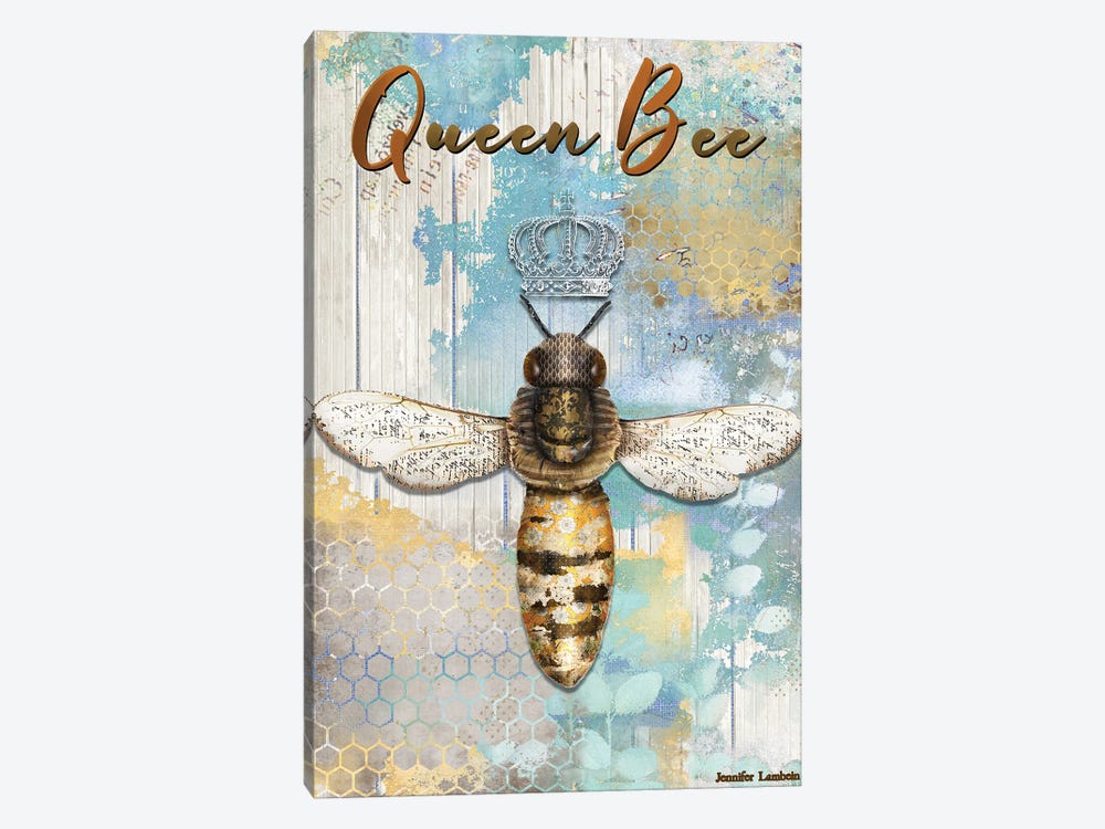 Queen Bee by Jennifer Lambein 1-piece Canvas Print