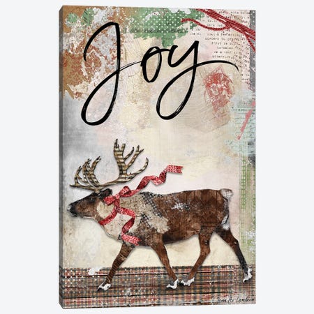Reindeer Joy Canvas Print #JLB107} by Jennifer Lambein Canvas Print