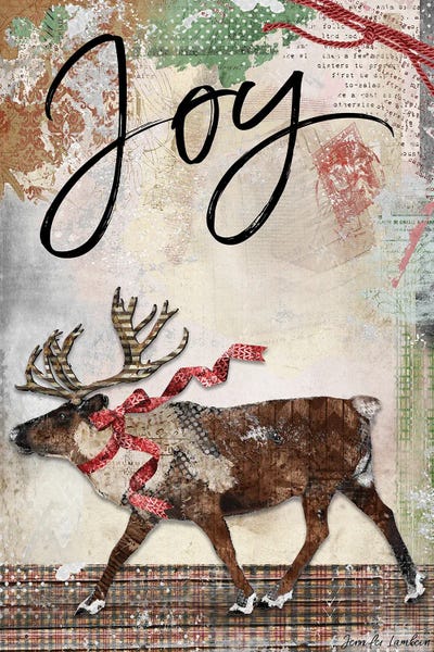 Christmas Signs & Sentiments: Reindeer Joy by Jennifer Lambein