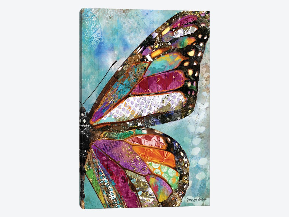 Woodland Butterfly by Jennifer Lambein 1-piece Canvas Wall Art