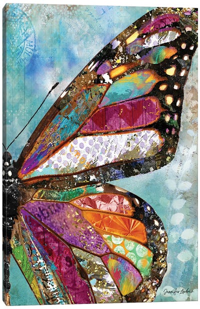 Woodland Butterfly Canvas Art Print - Jennifer Lambein