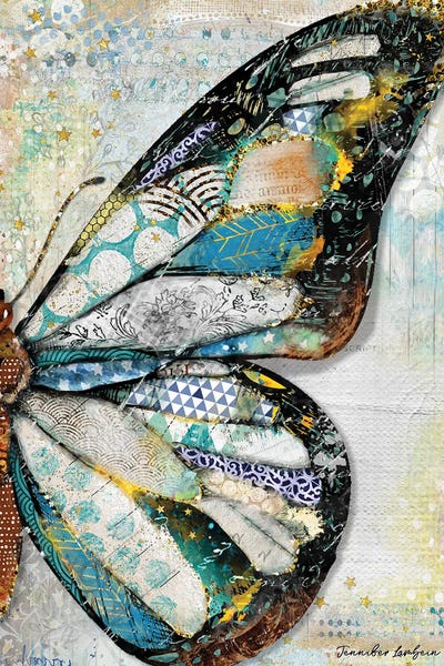 Starlight Butterfly Wing by Jennifer Lambein art print