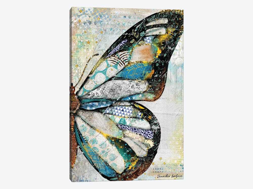 Starlight Butterfly by Jennifer Lambein 1-piece Art Print