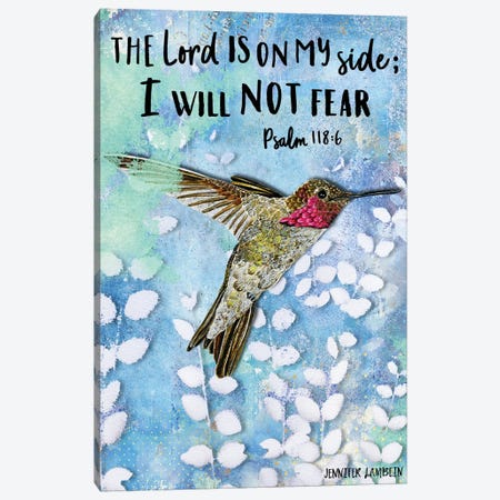 The Lord Is On My Side Canvas Print #JLB115} by Jennifer Lambein Canvas Art