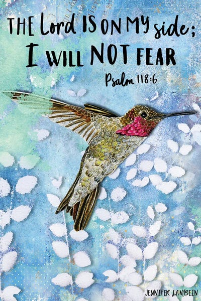Hummingbirds: The Lord Is On My Side by Jennifer Lambein