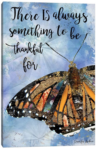 Be Thankful Canvas Art Print - Jennifer Lambein