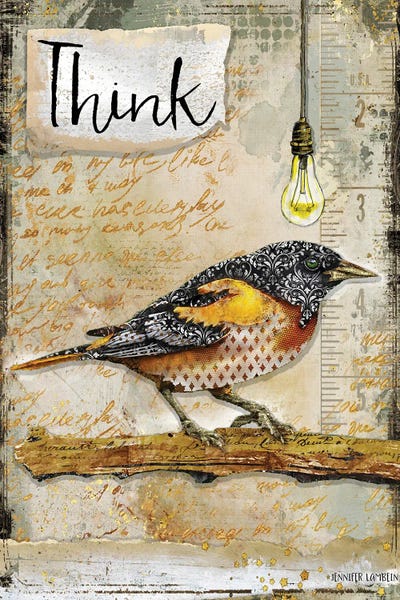 Think by Jennifer Lambein art print