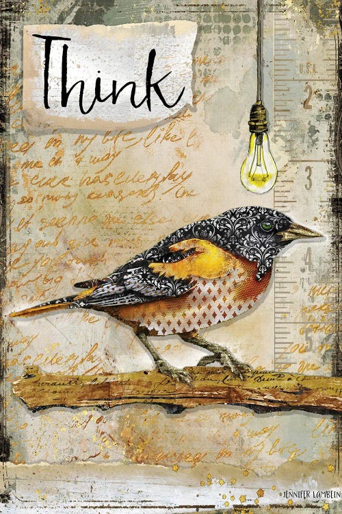 Think by Jennifer Lambein wall art
