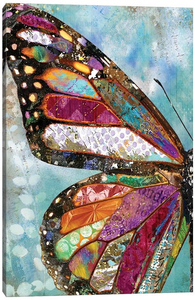 Woodland Butterfly Wing Canvas Art Print - Jennifer Lambein