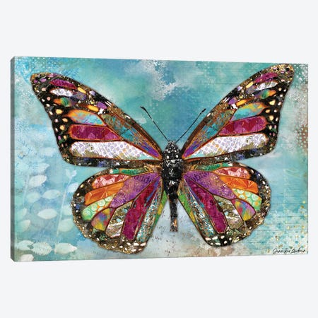 Woodland Summer Butterfly Canvas Print #JLB129} by Jennifer Lambein Canvas Artwork