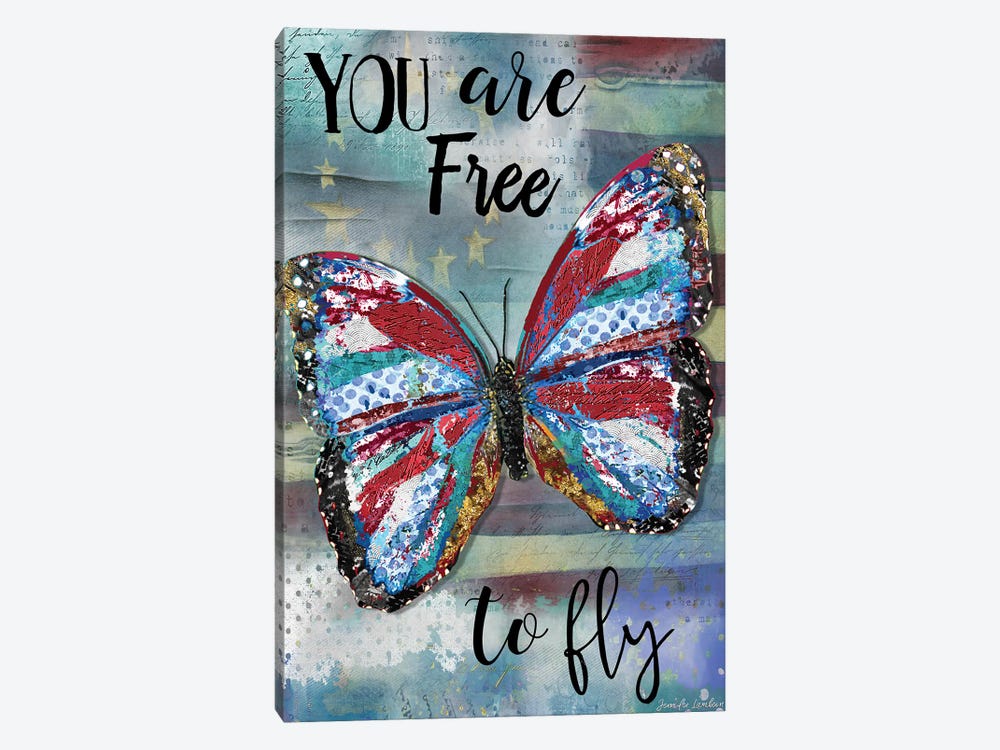 You Are Free To Fly by Jennifer Lambein 1-piece Canvas Artwork