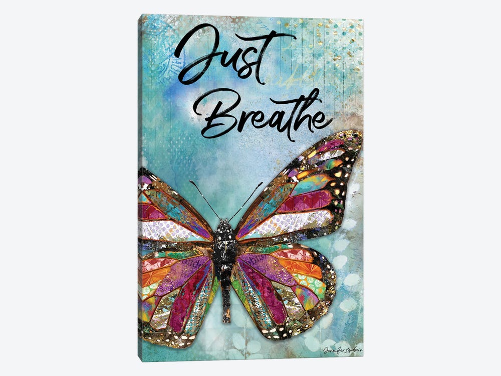 Just Breathe Butterfly by Jennifer Lambein 1-piece Art Print