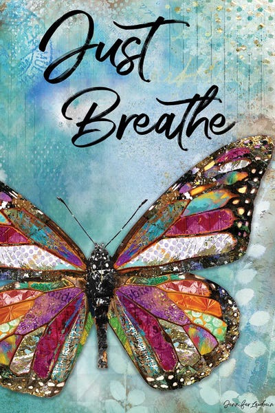 Calm: Just Breathe Butterfly by Jennifer Lambein