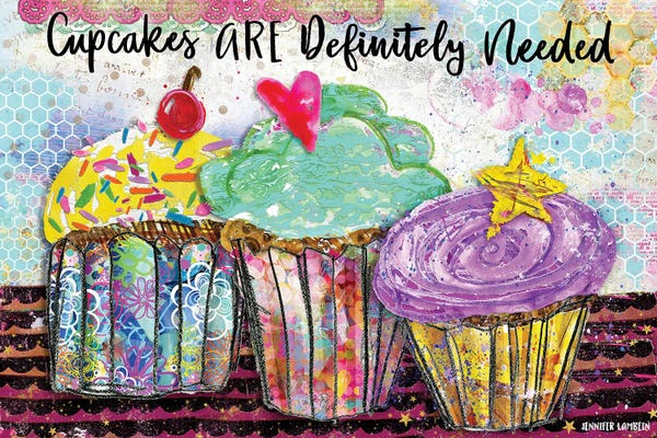 Typography: Cupcakes Are Def Needed by Jennifer Lambein