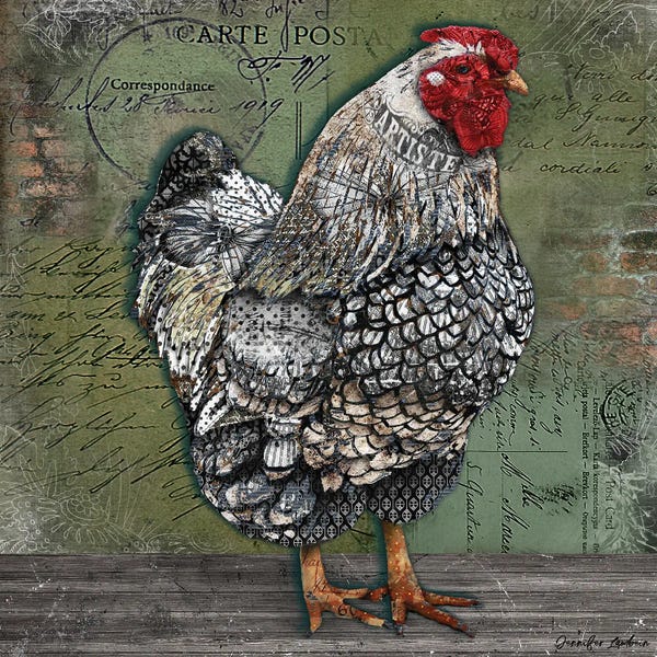 Jennifer Lambein: Artiste French Hen by Jennifer Lambein