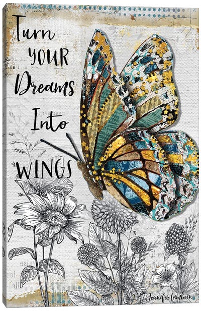 Turn Your Dreams Canvas Art Print - Jennifer Lambein