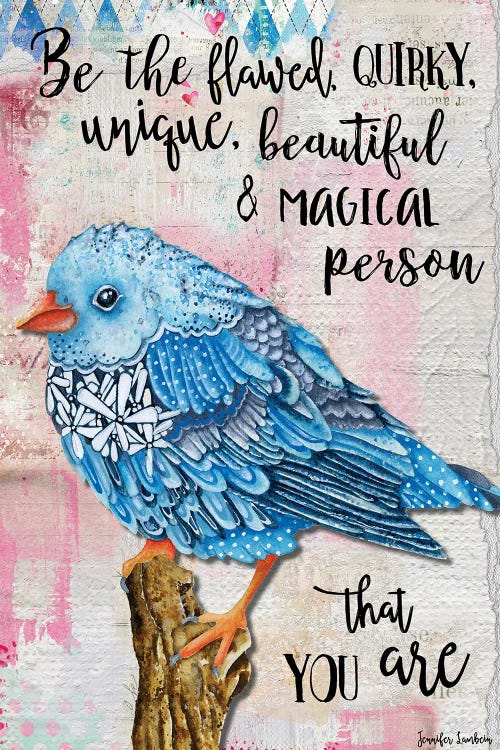 Be The Flawed Blue Bird