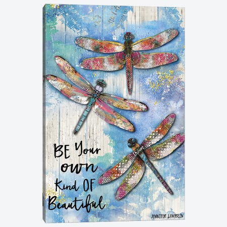 Be Your Own Kind Canvas Print #JLB36} by Jennifer Lambein Canvas Artwork