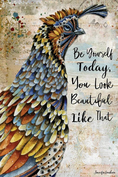Quails: Be Yourself Quail by Jennifer Lambein