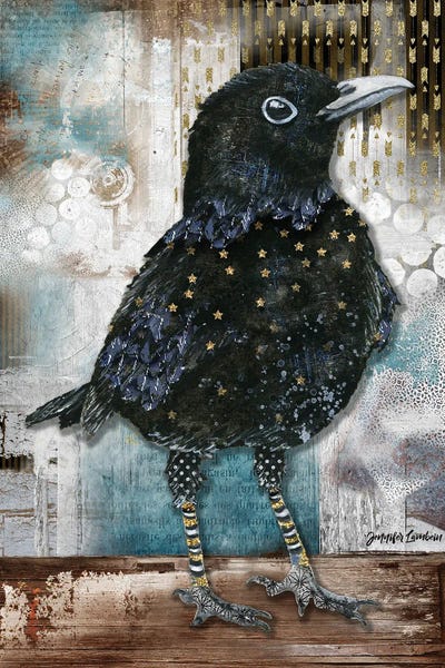 Blackbird Blakely by Jennifer Lambein art print