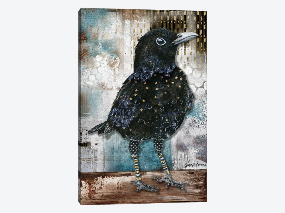 Blackbird Blakely by Jennifer Lambein 1-piece Canvas Artwork