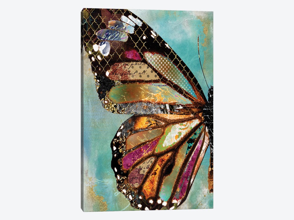 Blue Skies Butterfly by Jennifer Lambein 1-piece Canvas Print