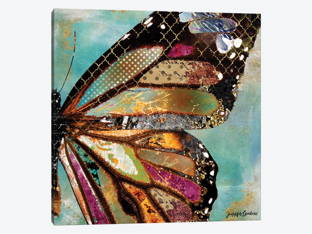 Dreamy Blue Skies Butterfly by Jennifer Lambein 1-piece Art Print