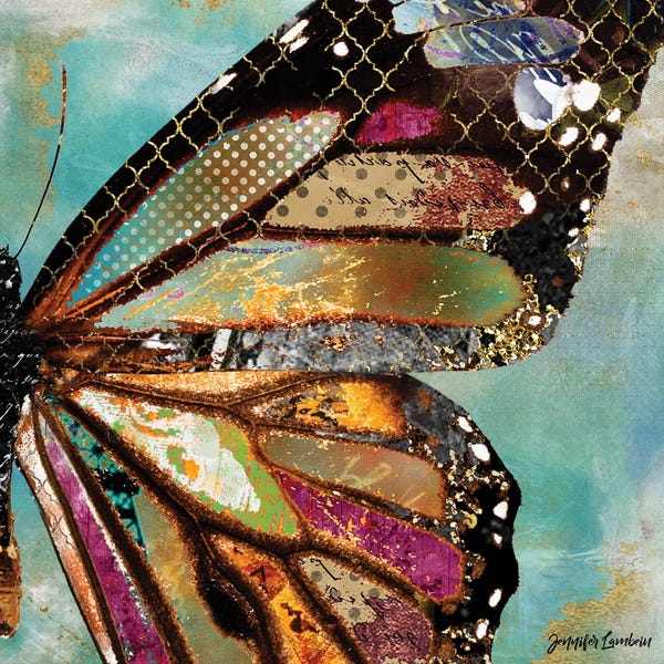 Jennifer Lambein: Dreamy Blue Skies Butterfly by Jennifer Lambein