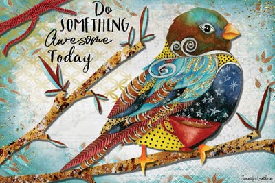 Do Something Awesome by Jennifer Lambein art print