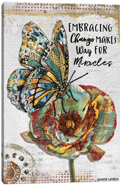 Embracing Change Canvas Art Print - Jennifer Lambein