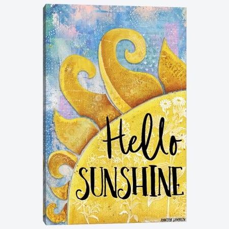 Hello Sunshine Canvas Print #JLB69} by Jennifer Lambein Canvas Art