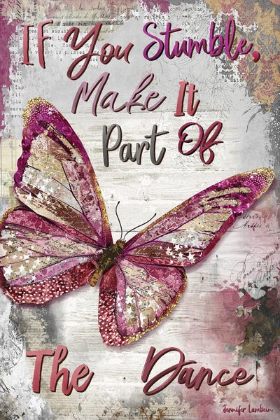 Typography: If You Stumble by Jennifer Lambein