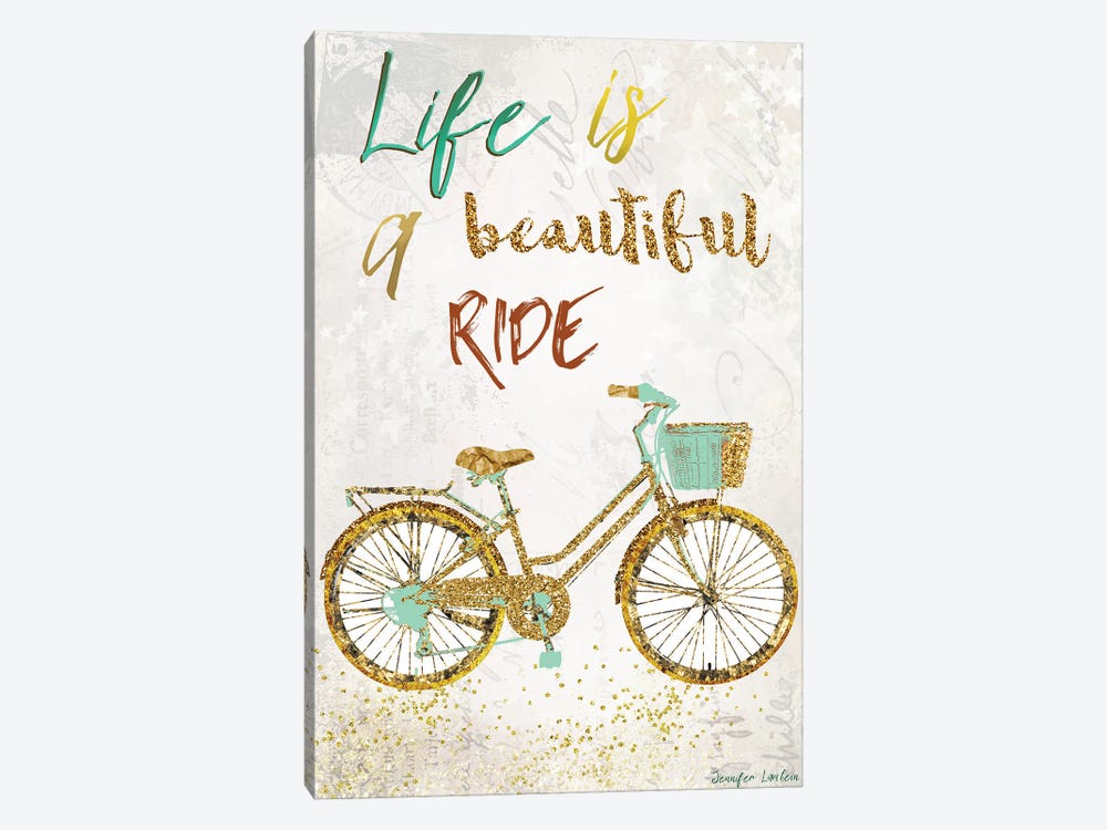 Life Is A Beautiful Ride by Jennifer Lambein 1-piece Art Print