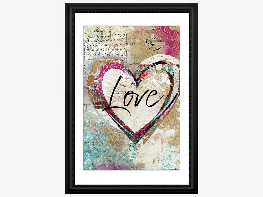 Love Heart Canvas Art by Jennifer Lambein