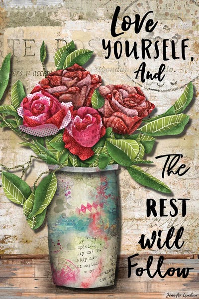Love Yourself by Jennifer Lambein art print