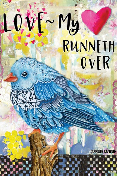 Love, My Cup Runneth Over by Jennifer Lambein art print