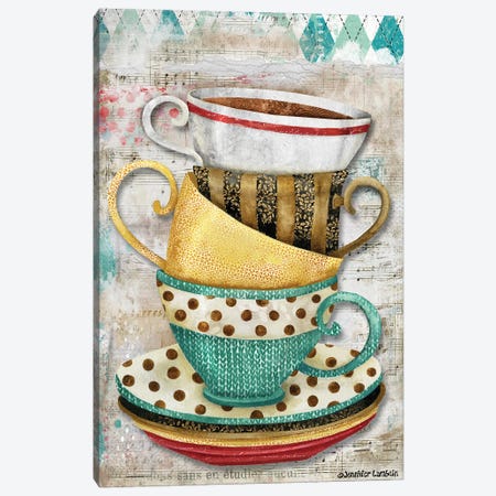 One More Cup Canvas Print #JLB96} by Jennifer Lambein Canvas Art