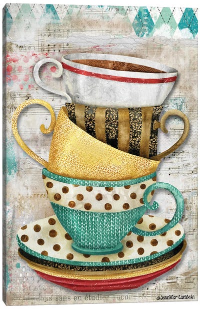 One More Cup Canvas Art Print - Equipment & Utensils 