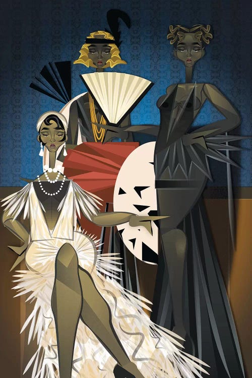 Harlem Nights by Jaleel Campbell wall art