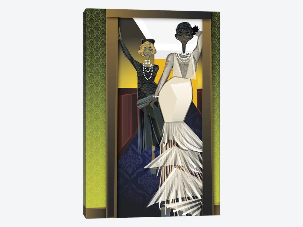 The Girls by Jaleel Campbell 1-piece Canvas Art Print