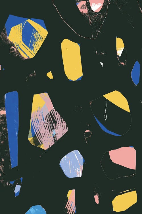 Rocks In Black by Jilli Darling wall art