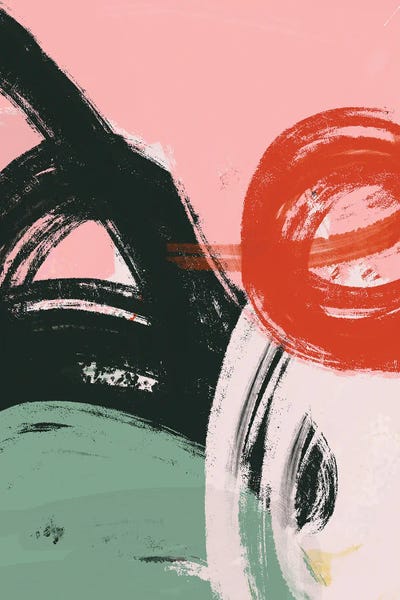 Brushed by Jilli Darling framed canvas print