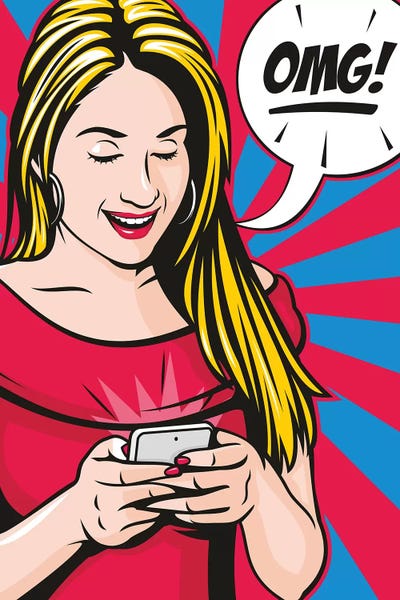 Omg! by James Lee multi panel art