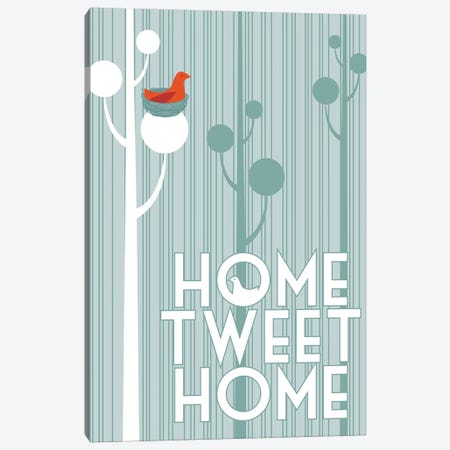 Home Tweet Home Canvas Print #JLE102} by James Lee Art Print